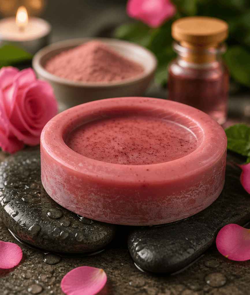 Rose clay premium soap